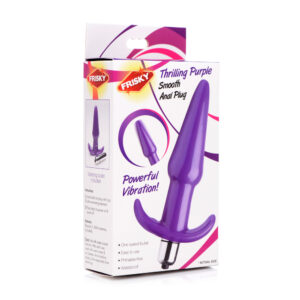 Frisky Thrilling Purple Smooth Anal Plug