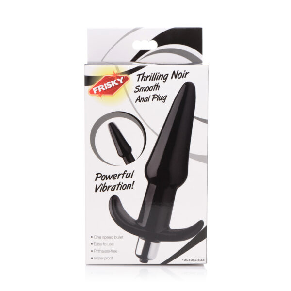 Frisky Thrilling Noir Smooth Anal Plug - Image 3