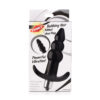 Frisky Bubbling Noir Ribbed Anal Plug - Image 3