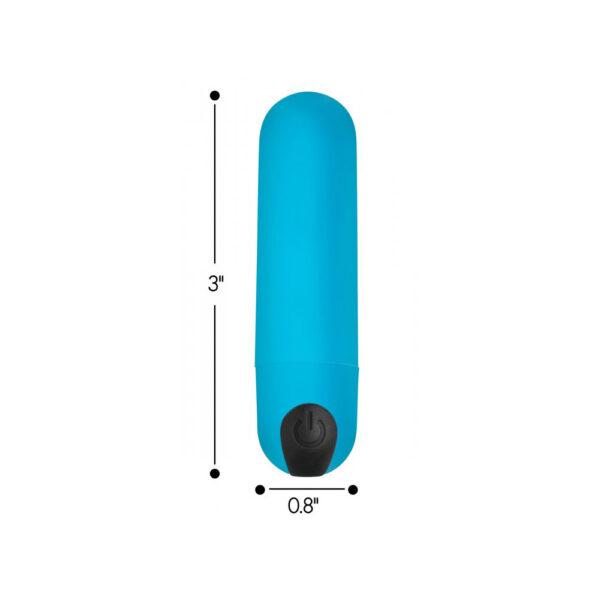 Bang! Vibrating Bullet W/ Remote Control Blue - Image 3