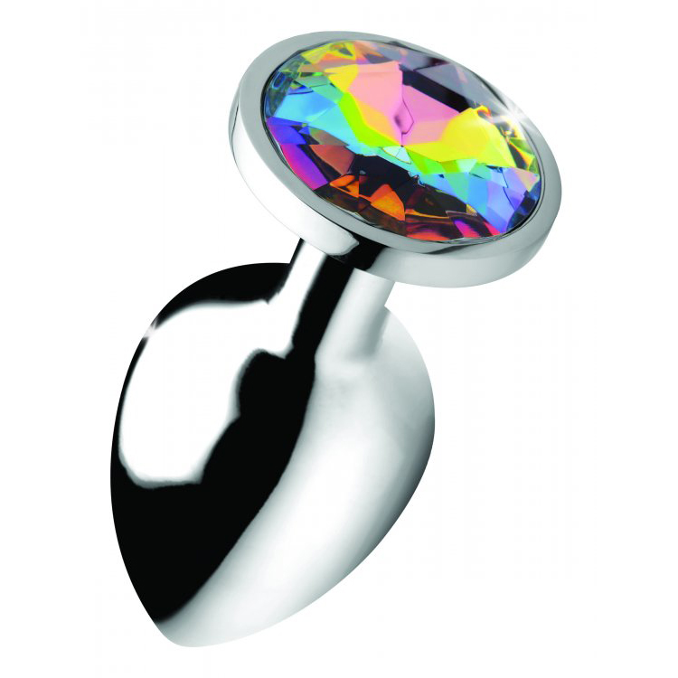 Booty Sparks Rainbow Prism Gem Anal Plug Large 2 Booty Sparks Rainbow Prism Gem Anal Plug Large - Image 2