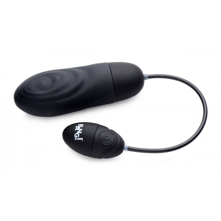 Bang! 7X Pulsing Rechargeable Silicone Bullet Black 2 Bang! 7X Pulsing Rechargeable Silicone Bullet Black - Image 2
