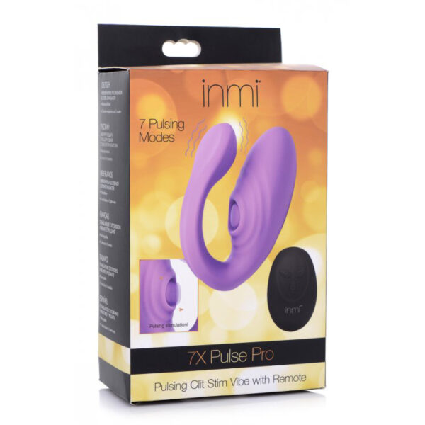 Inmi 7X Pulse Pro Pulsing Clit Stim Vibe With Remote