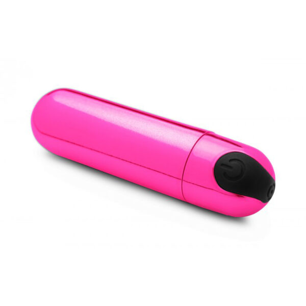 Bang! 10X Rechargeable Vibrating Metallic Bullet Pink - Image 2