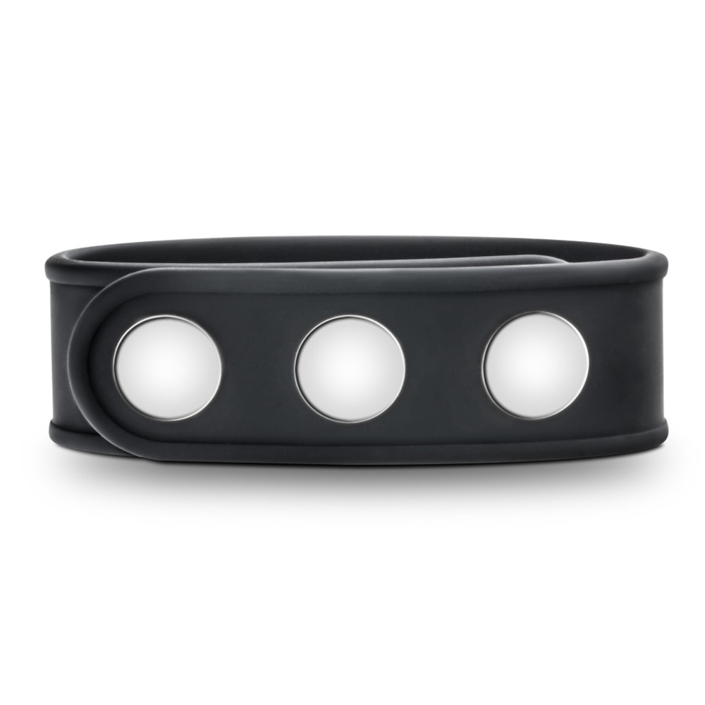 Performance VS5 Silicone 3-Snap Cock Strap Black 2 Performance VS5 Silicone 3-Snap Cock Strap Black - Image 2