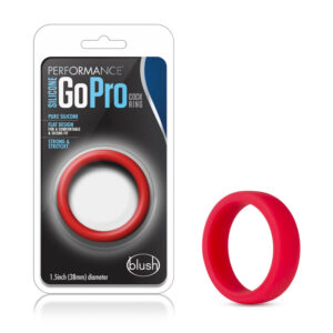 Performance Silicone Go Pro Cock Ring Red