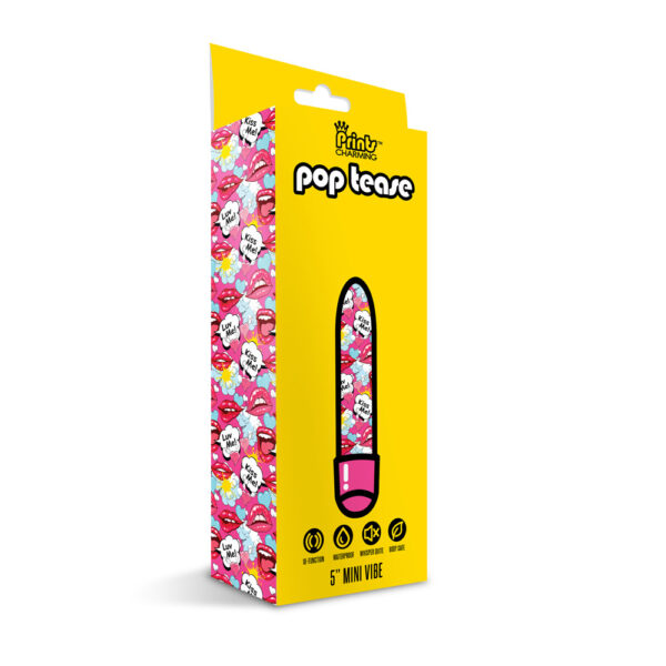 Prints Charming Pop Tease 5" Mini Vibe Kiss Me Pink