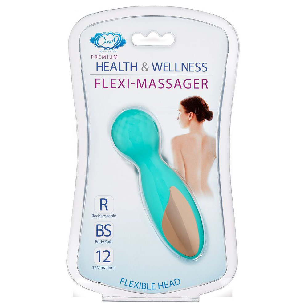 Cloud 9 Health & Wellness Flexi-Rechargeable Wand Teal 1 Cloud 9 Health & Wellness Flexi-Rechargeable Wand Teal