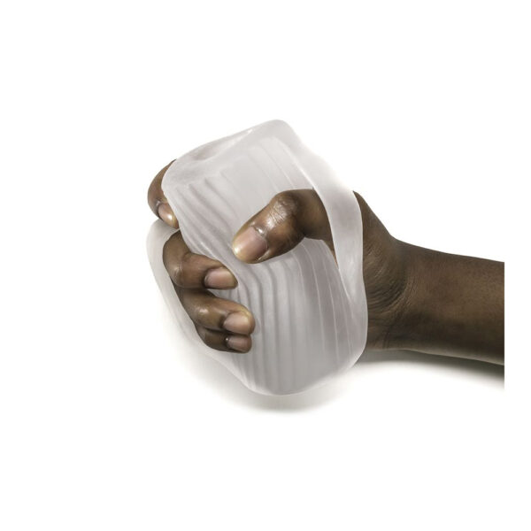 Perfect Fit Male Masturbator W/Grip Clear - Image 3