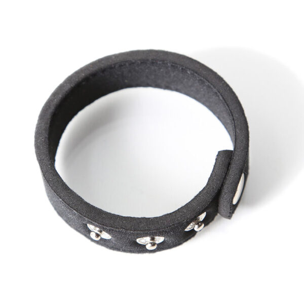 Neoprene Snap Cockrings - Black