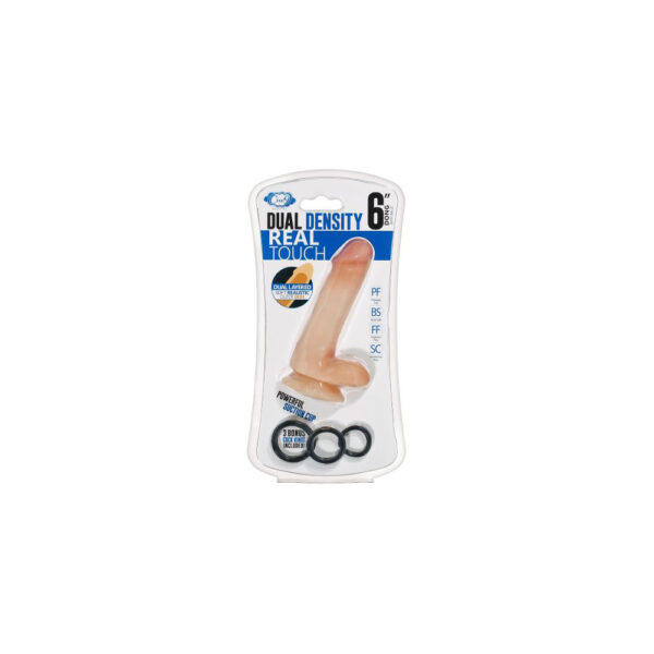 Cloud 9 Dual Density Real Touch W/ Balls 6" Tan
