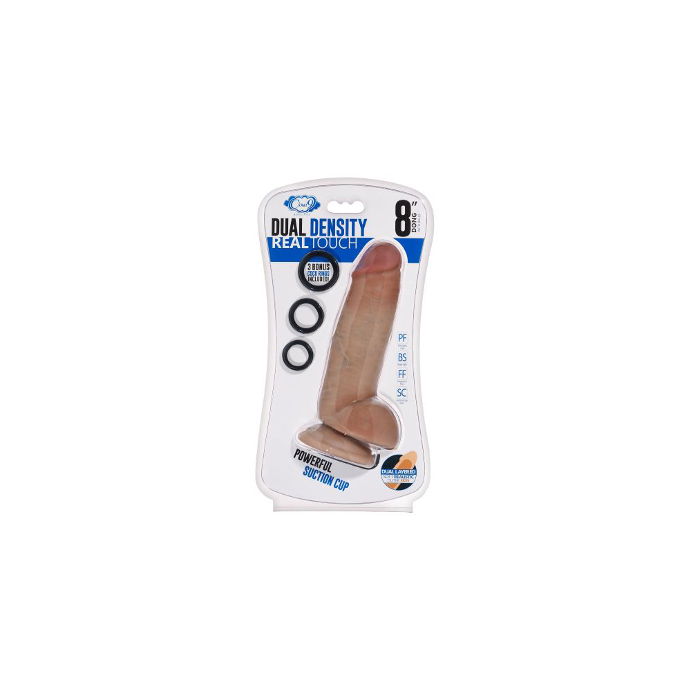 Cloud 9 Dual Density Real Touch Thick W/ Balls 8" Tan 1 Cloud 9 Dual Density Real Touch Thick W/ Balls 8" Tan