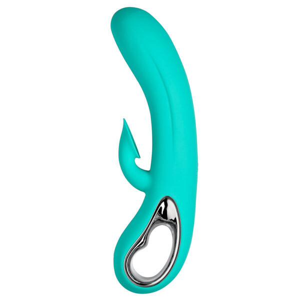 Air Touch 2 Dual Function Clitoral Teal colored Suction Vibrator Teal - Image 2