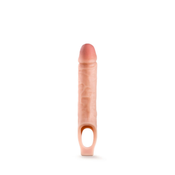 Performance 10" Cock Sheath Penis Extender Vanilla - Image 2