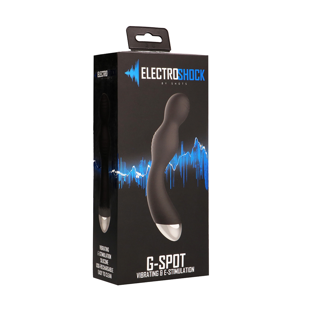 Electroshock E-Stimulation G-Spot Vibrator Black 1 Electroshock E-Stimulation G-Spot Vibrator Black
