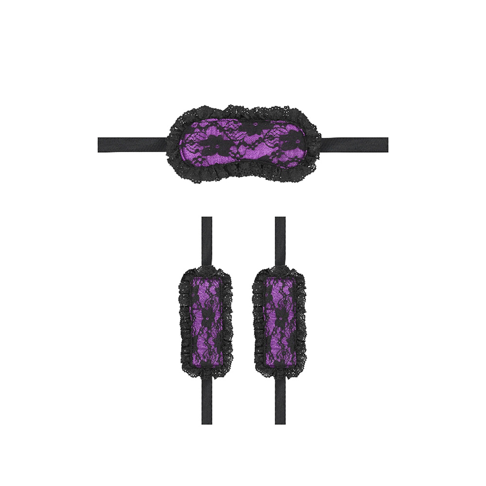 Ouch! Introductory Bondage Kit #7 Purple 2 Ouch! Introductory Bondage Kit #7 Purple - Image 2