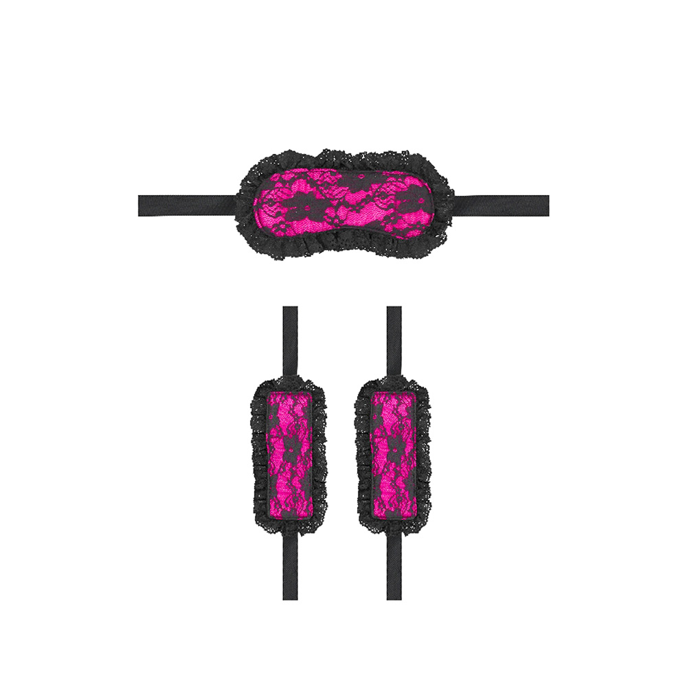 Ouch! Introductory Bondage Kit #7 Pink 2 Ouch! Introductory Bondage Kit #7 Pink - Image 2