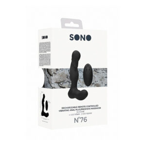 Sono No. 76 Vibrating Anal Plug / P Massager Black