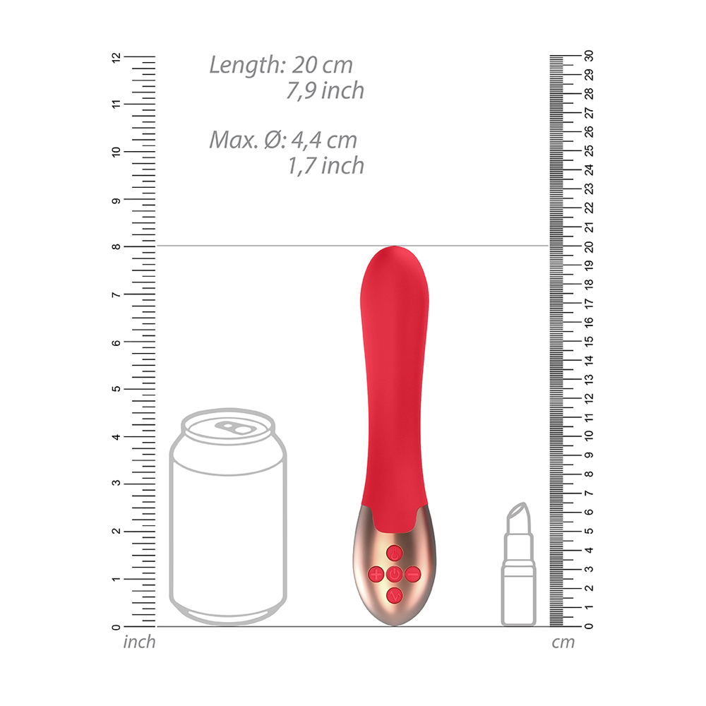 Elegance Heating Vibrator Posh Red 3 Elegance Heating Vibrator Posh Red - Image 3