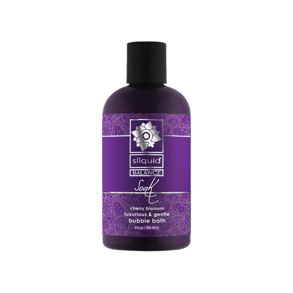 Sliquid Soak Bubble Bath Cherry Blossom 8.5 oz.