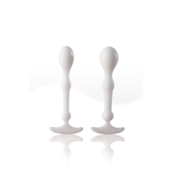 Peridise Butt Plugs Set of 2 - Wht - Image 2