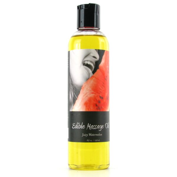 Massage Oil Edible Watermelon 8 oz.