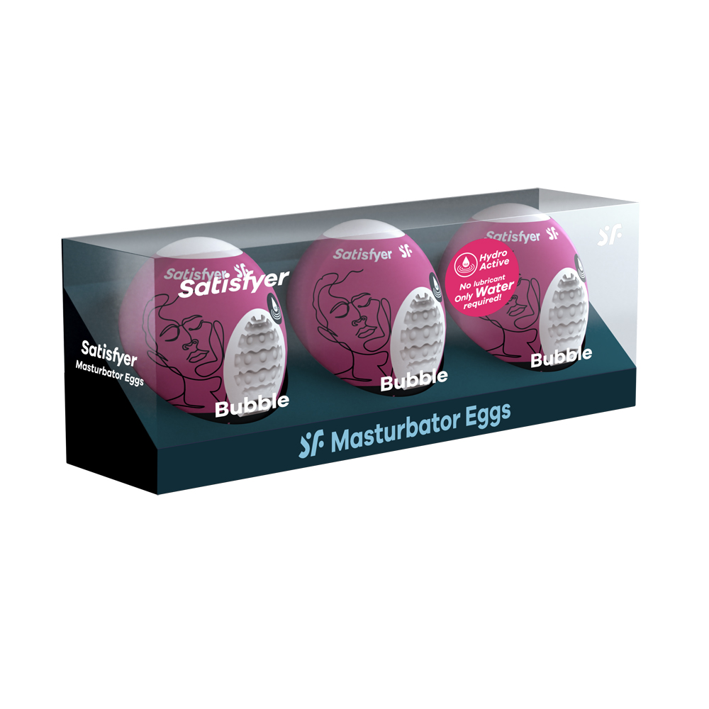 Masturbator Egg 3Er Set Bubble 1 Masturbator Egg 3Er Set Bubble