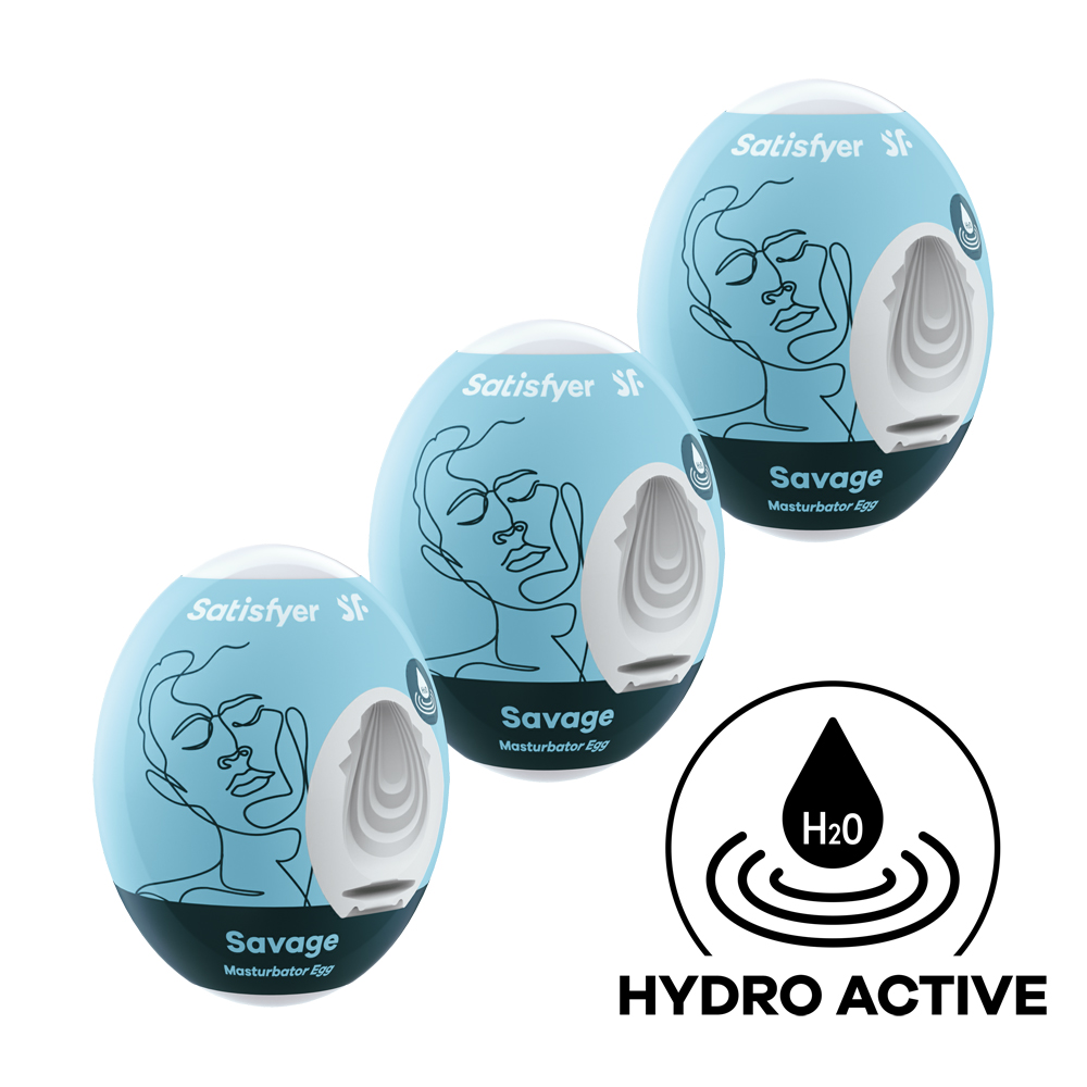 Masturbator Egg 3Er Set Savage 2 Masturbator Egg 3Er Set Savage - Image 2