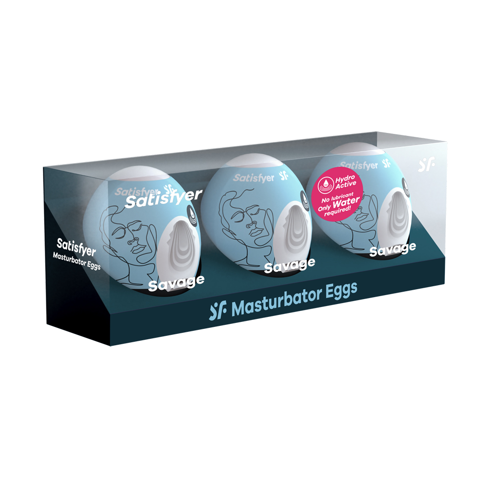 Masturbator Egg 3Er Set Savage 1 Masturbator Egg 3Er Set Savage
