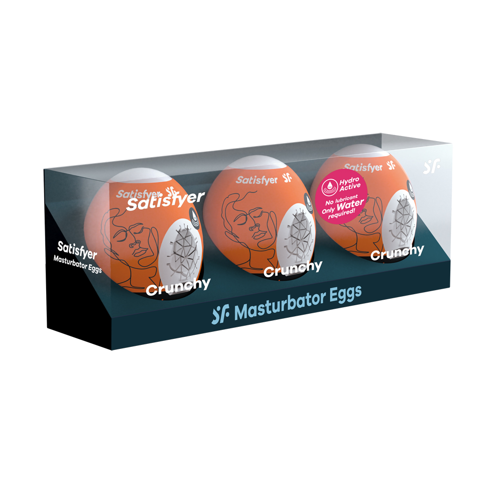 Masturbator Egg 3Er Set Crunchy 1 Masturbator Egg 3Er Set Crunchy