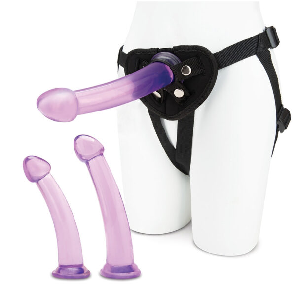 Size Up 3-Piece Dildo And Harness Pegging Training Set - Image 2