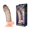 6" Ribbed Realistic Penis Enhancing Sleeve Extension
