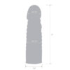 6" Ribbed Realistic Penis Enhancing Sleeve Extension - Image 3