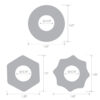 3-Pack Nuts & Bolts Stretch Cock Ring Set - Image 3