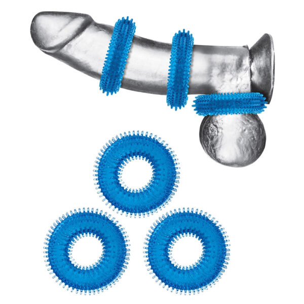 3-Pack Ultra-Stim Stretch Cock Rings - Image 2