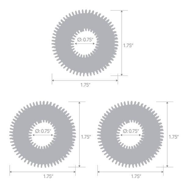3-Pack Ultra-Stim Stretch Cock Rings - Image 3