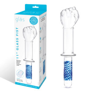 Glas 11" Glass Fist Double Ended With Handle Grip