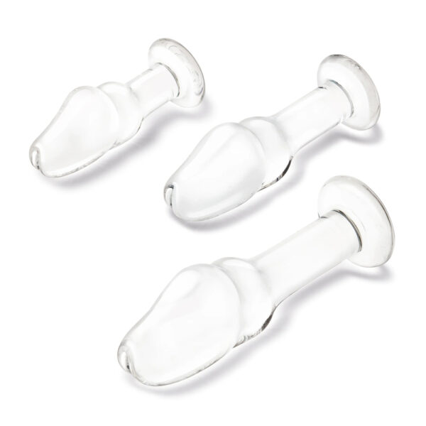 Glas 3pc Helmet Head 4", 5" & 6" Glass Anal Training Kit - Image 2