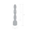 2" Stainless Steel Bling Bling Wavy Penis Plug - Image 3