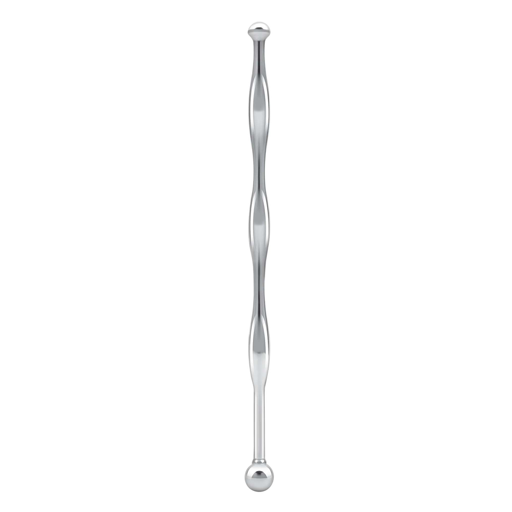 6" Stainless Steel Wavy Urethral Sound 2 6" Stainless Steel Wavy Urethral Sound - Image 2