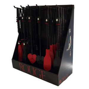 Leather Counter 36pc Display Unit With Mini Leather Bondage Items Black