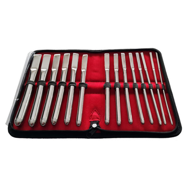 Stainless Steel Hegar Uterine 14 Piece Dilator Set - Image 2