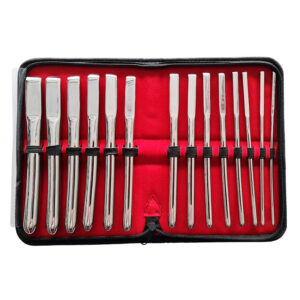 Stainless Steel Hegar Uterine 14 Piece Dilator Set
