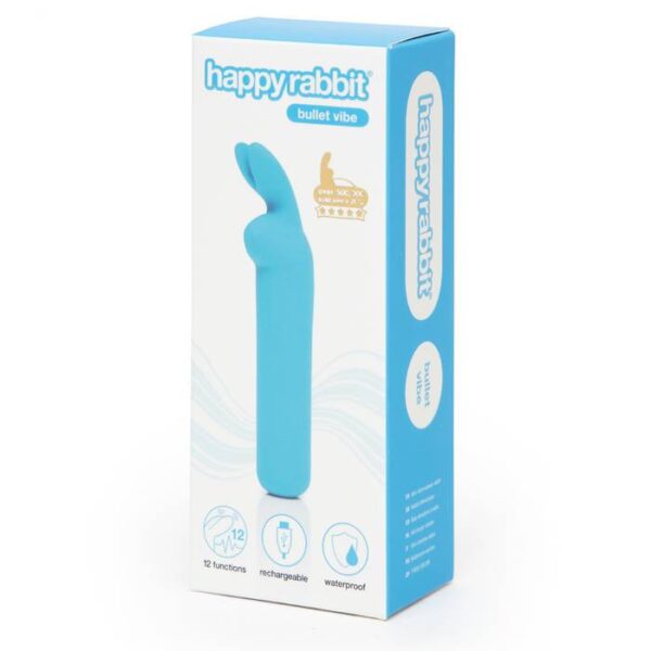 Happy Rabbit Rechargeable Bullet Blue