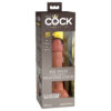 King Cock Elite 6" Dual Density Silicone Cock Tan
