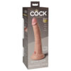 King Cock Elite 7" Dual Density Silicone Cock Light - Image 3