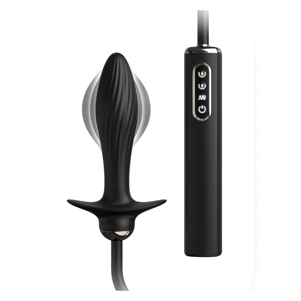 Anal Fantasy Elite Auto-Throb Inflatable Vibrating Plug Black 2 Anal Fantasy Elite Auto-Throb Inflatable Vibrating Plug Black - Image 2