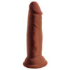King Cock Plus 6" Triple Density Cock Brown - Image 2