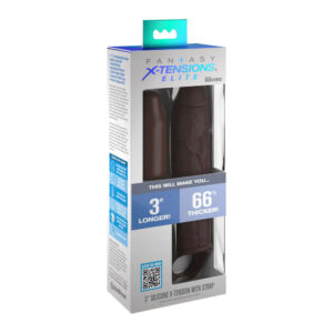 Fantasy X-Tensions Elite 7'' Extension With Strap Brown