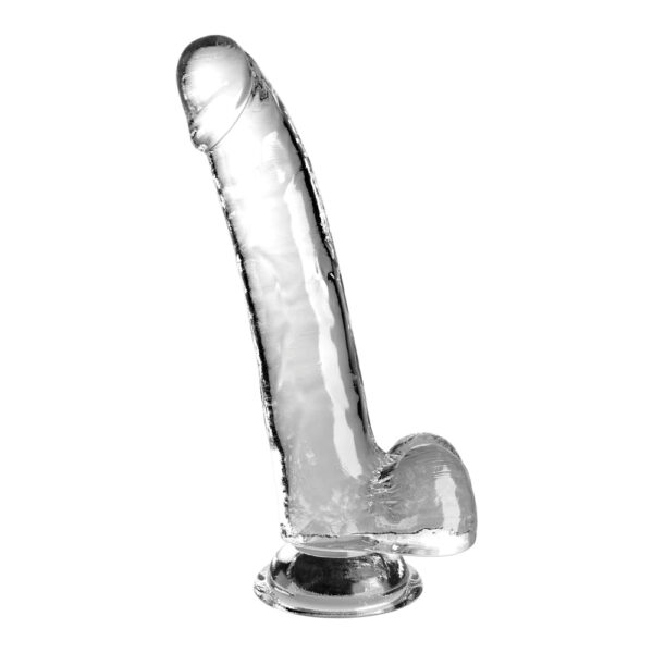 King Cock Clear 9" With Balls Clear - Image 2